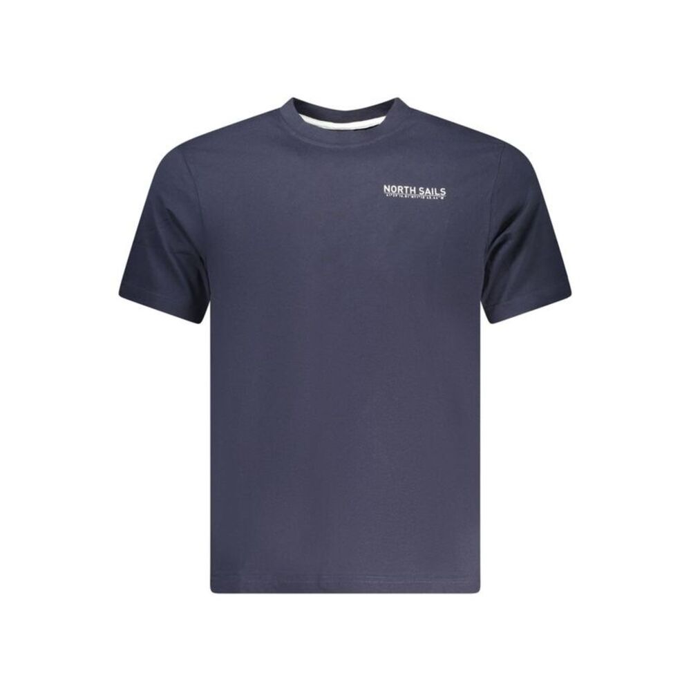 North Sails Blue Cotton Men Men's T-Shirt